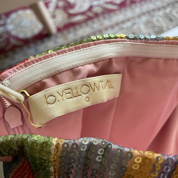 (New w/ Tags) B. Yellowtail Apsáalookbia Sequin Column Dress - Picture 9 of 9